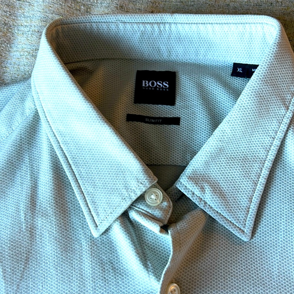 Hugo Boss button down (dress) shirt - stretchy soft!